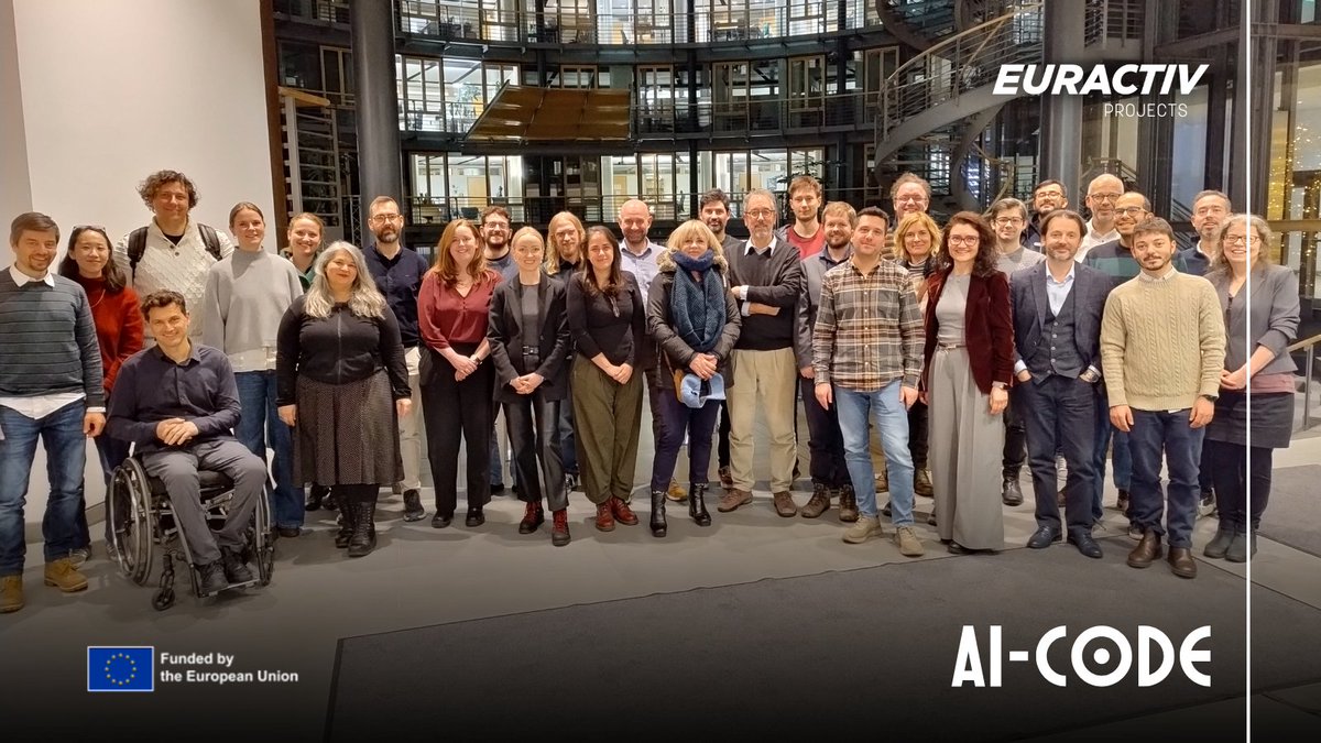 <a href="/eipcm/">EIPCM - European Institute for Participatory Media</a> hosted the #aicodeproject in Berlin on Jan 9-10 to mark the successful first year of the project, which aims to equip media professionals with tools to fight disinformation &amp; produce trustworthy content.  
👉aicode-project.eu 
#genAI #media

[Public Projects Content]