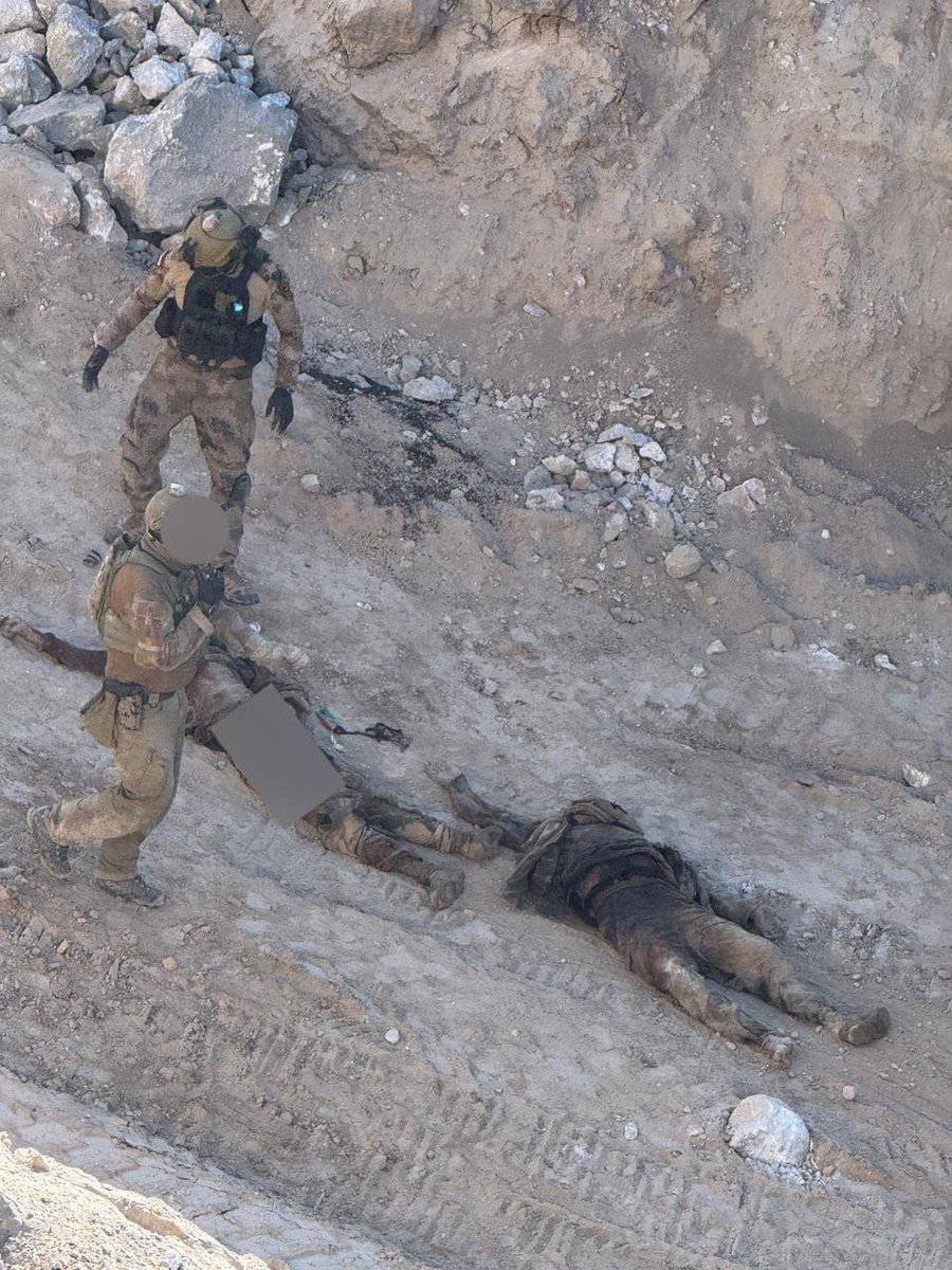 ahad_en's tweet image. Security Media announces the killing of the “Deputy Governor of Kirkuk” and 5 ISIS terrorists in an airstrike on the Hamrin Mountains.
#Iraq #Hamrin #Iraq_News #Kirkuk