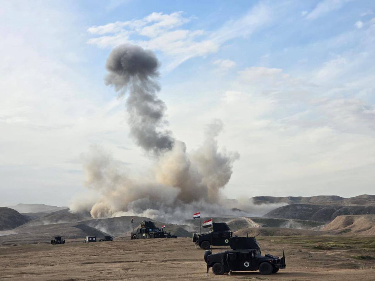 ahad_en's tweet image. Security Media announces the killing of the “Deputy Governor of Kirkuk” and 5 ISIS terrorists in an airstrike on the Hamrin Mountains.
#Iraq #Hamrin #Iraq_News #Kirkuk