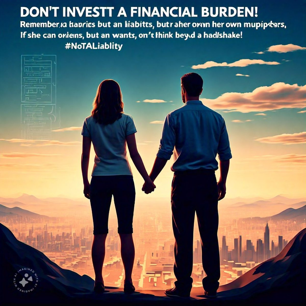 Felixobiekwe1's tweet photo. DON'T INVEST IN A FINANCIAL BURDEN!
Remember, a liability drains, but an asset multiplies. If she can't think beyond her own wants, don't think beyond a handshake! #InvestInAPartner #NotALiability https://t.co/TmOxKiyedx