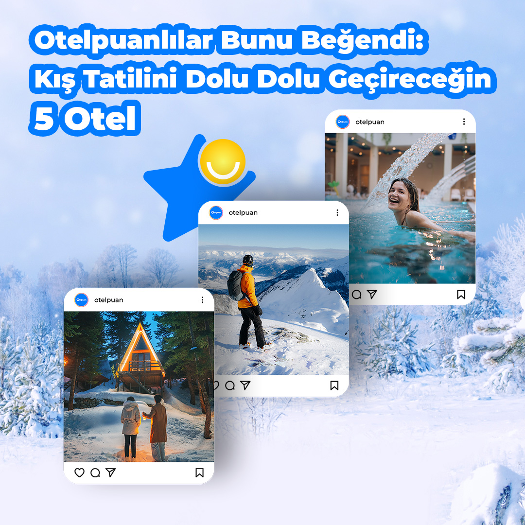 otelpuancom's tweet photo. Bu kış nerede tatil yapacağına karar veremediysen Otelpuanlıların favorileri sana bir yol gösterebilir! 😎

Hemen Otelpuan’da misafirlerin gerçek yorumlarını incele, seçimini yap ve yerini ayırt. 

Artık yola çıkmaya hazırsın. 🎒 https://t.co/4kkb1l9cWI