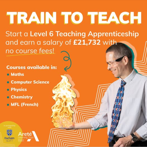 Thinking of starting your career in teaching in 2025? 📷
In partnership with Durham SCITT - Newton Aycliffe we're offering brand new Level 6 Teaching Apprenticeships at schools at Ryedale School.
durhamscitt.co.uk/get-started/