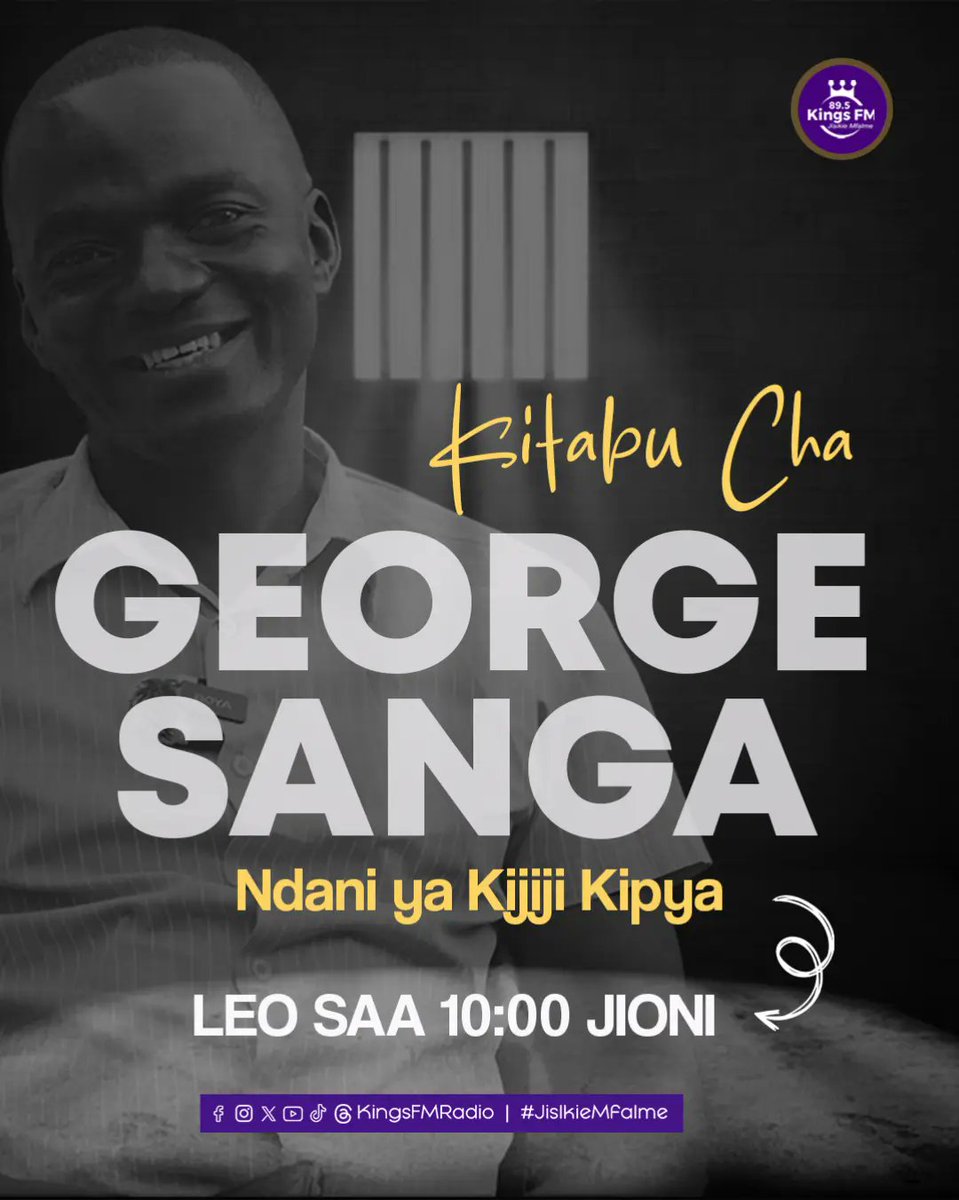 Amekaa Gerezani kwa Miaka 4 akiwa ni Mahabusu Kutokana na Tuhuma za Mauaji ya Kada wa CCM. Sasa Yupo huru anaendelea na maisha ya kila siku, Jina lake anaitwa George Sanga. Jioni ya leo utakipitia kitabu chake, hivyo itakapofika 10: Jioni kaa karibu na kurasa mitandao yetu