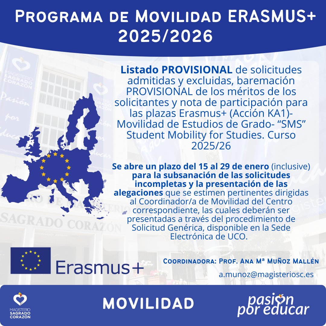 Más información uco.es/sagradocorazon…