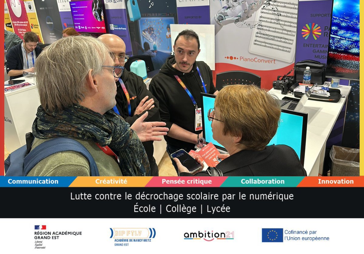 Ambition 21 (@ambition21_fse) on Twitter photo Focus sur PianoConvert de la #startup 🇫🇷 <a href="/Touche_Musicale/">La Touche Musicale</a> au #CES2025 ⤵️
Application web qui transforme des morceaux de #musique, fichiers audio ou vidéo, en partitions numériques grâce à une #IntelligenceArtificielle. 🎶
#IA
#CES
#EMCC
#EdMus
#Ambition21 Focus sur PianoConvert de la #startup 🇫🇷 <a href="/Touche_Musicale/">La Touche Musicale</a> au #CES2025 ⤵️
Application web qui transforme des morceaux de #musique, fichiers audio ou vidéo, en partitions numériques grâce à une #IntelligenceArtificielle. 🎶
#IA
#CES
#EMCC
#EdMus
#Ambition21