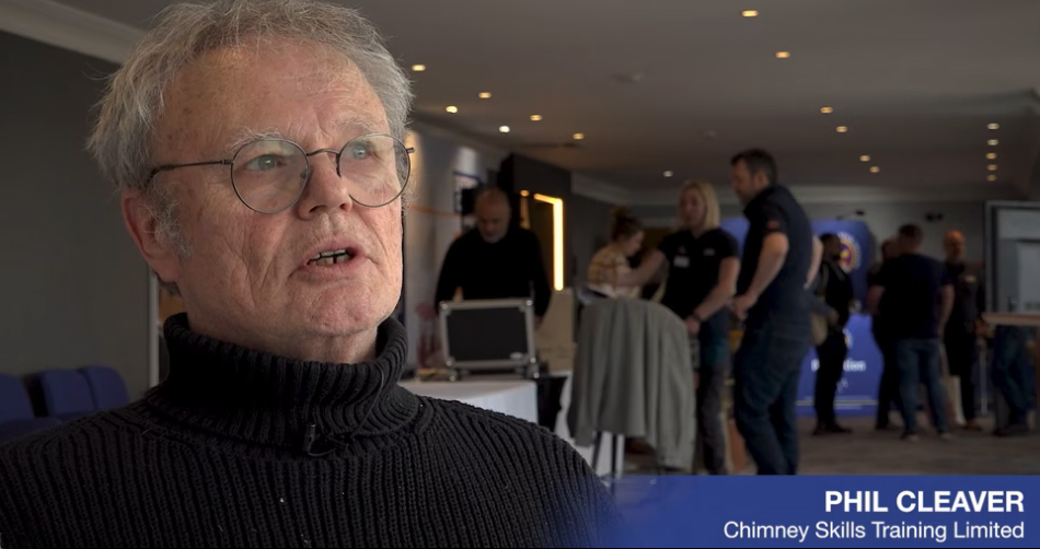Phil Cleaver tells us about Chimney Skills Training's NVQ Courses at the Sweep Stuff Exhibition. To see all seven of the films from this year's exhibition, visit guildofmasterchimneysweeps.co.uk/exhibition-arc…
