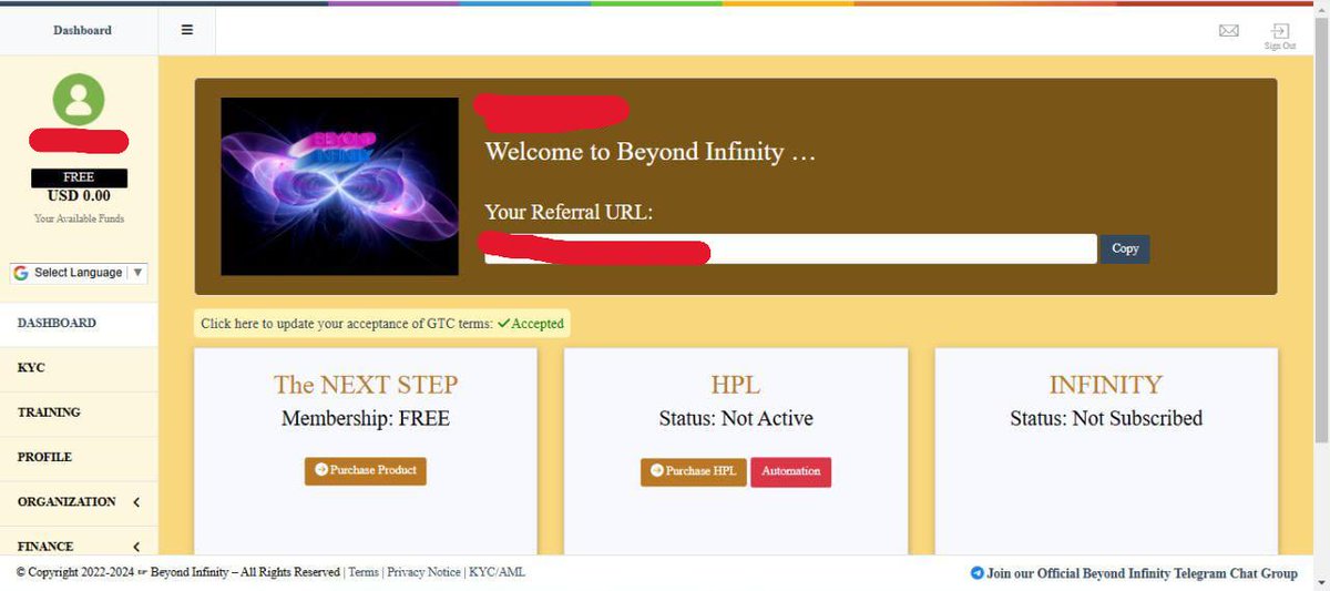 succedtips's tweet photo. Hello everyone,We would like to inform you that our company name, BEYOND INFINITY, is transitioning to GOLDEN TECH CONSULTING.

To keep your account active, please complete a brief process as outlined below:
1) Log in to your account using your username and password. https://t.co/QI2tc9Qw9w