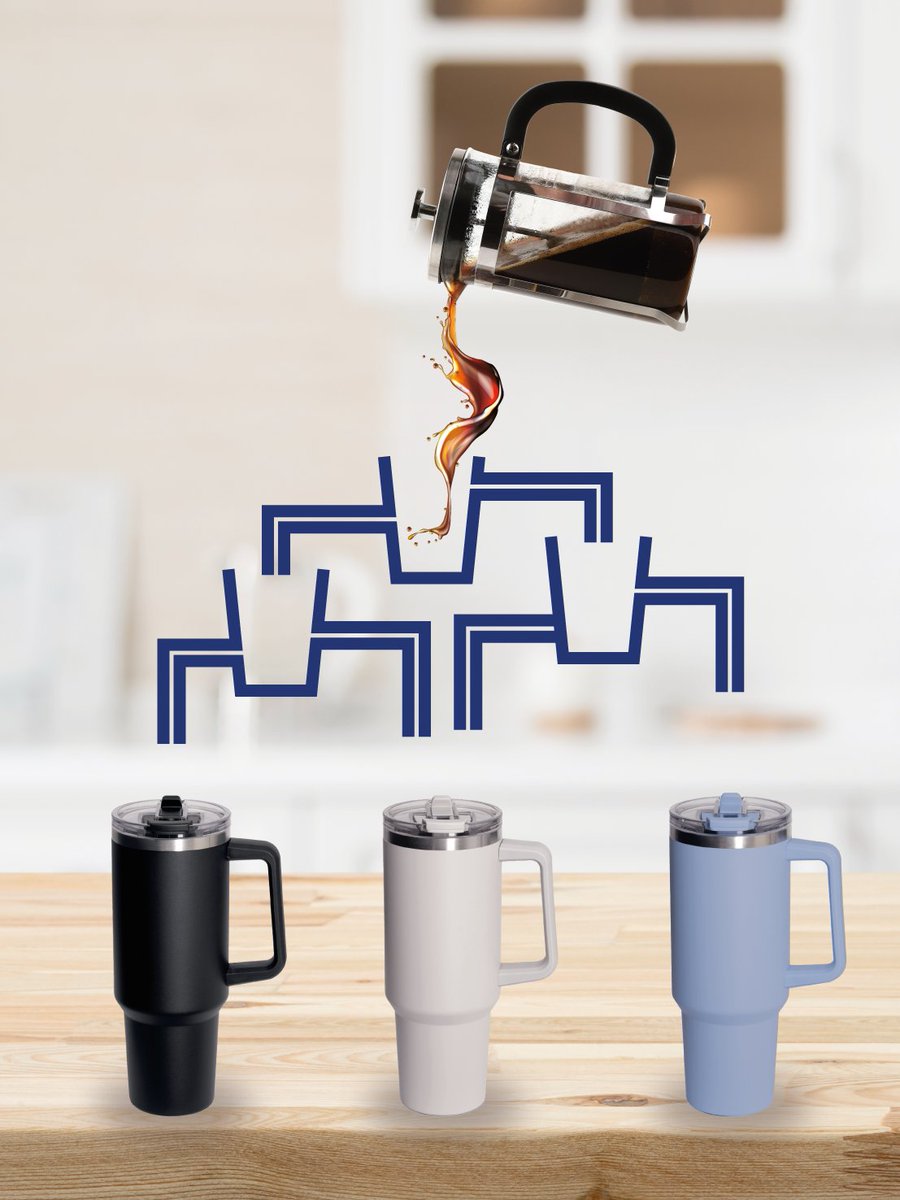 ¿En qué taza térmica empieza a caer primero el café?🤔🤔 ¡Hazte con la tuya por menos de 10€! 
tinyurl.com/4r229uk7