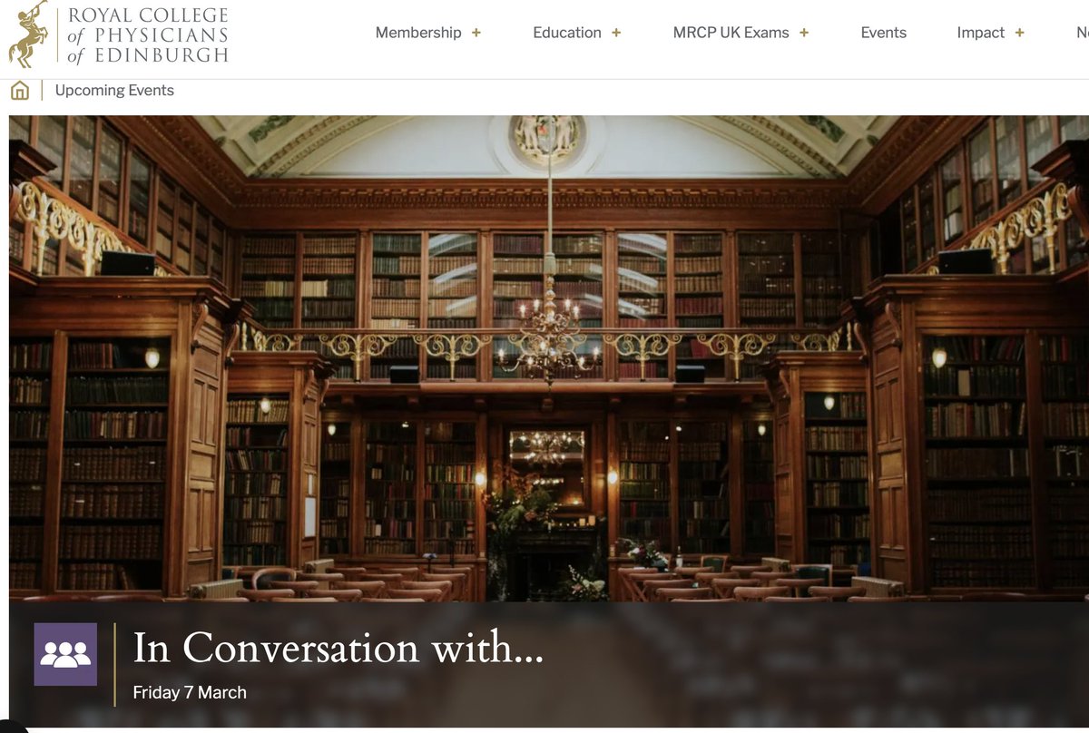 If you are (or can be) in Edinburgh on 7th March join <a href="/Rebecca99LT/">Rebecca Lawrence</a> and me in conversation with <a href="/bykatewomersley/">Dr @bykatewomersley.bsky.social</a> at <a href="/RCPEdin/">Royal College of Physicians of Edinburgh</a> as we talk about women's mental health, psychiatry and our recent books! more information will follow soon.