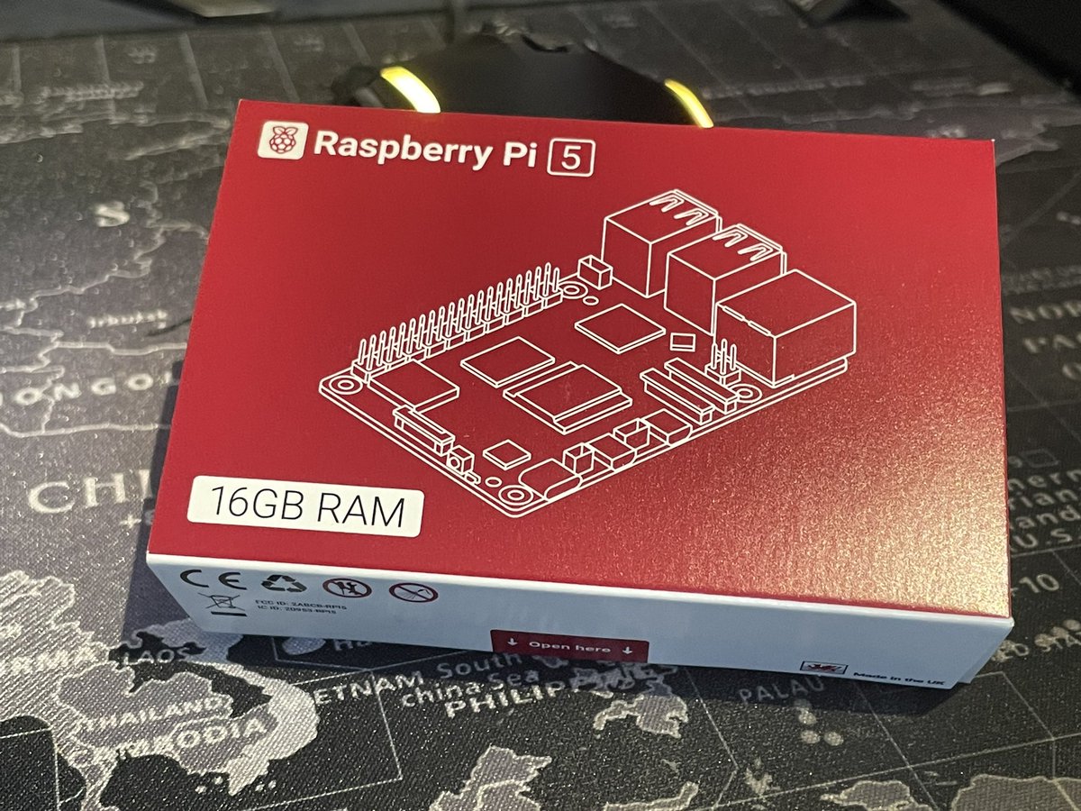ericktruter's tweet image. New #Raspberrypi5 16GB version! Thanks to @pimoroni for the amazing turn around on an order yesterday afternoon.