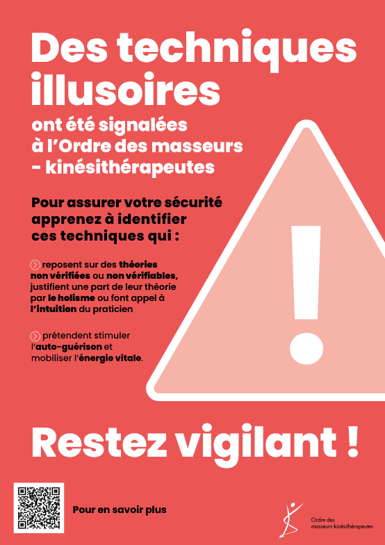 🔴 Techniques illusoires
Pour prévenir les dérives et promouvoir la qualité des soins, n'hésitez pas à télécharger l'affiche ci-dessous pour votre cabinet ou lieu d'exercice.

ordremk.fr/wp-content/upl…