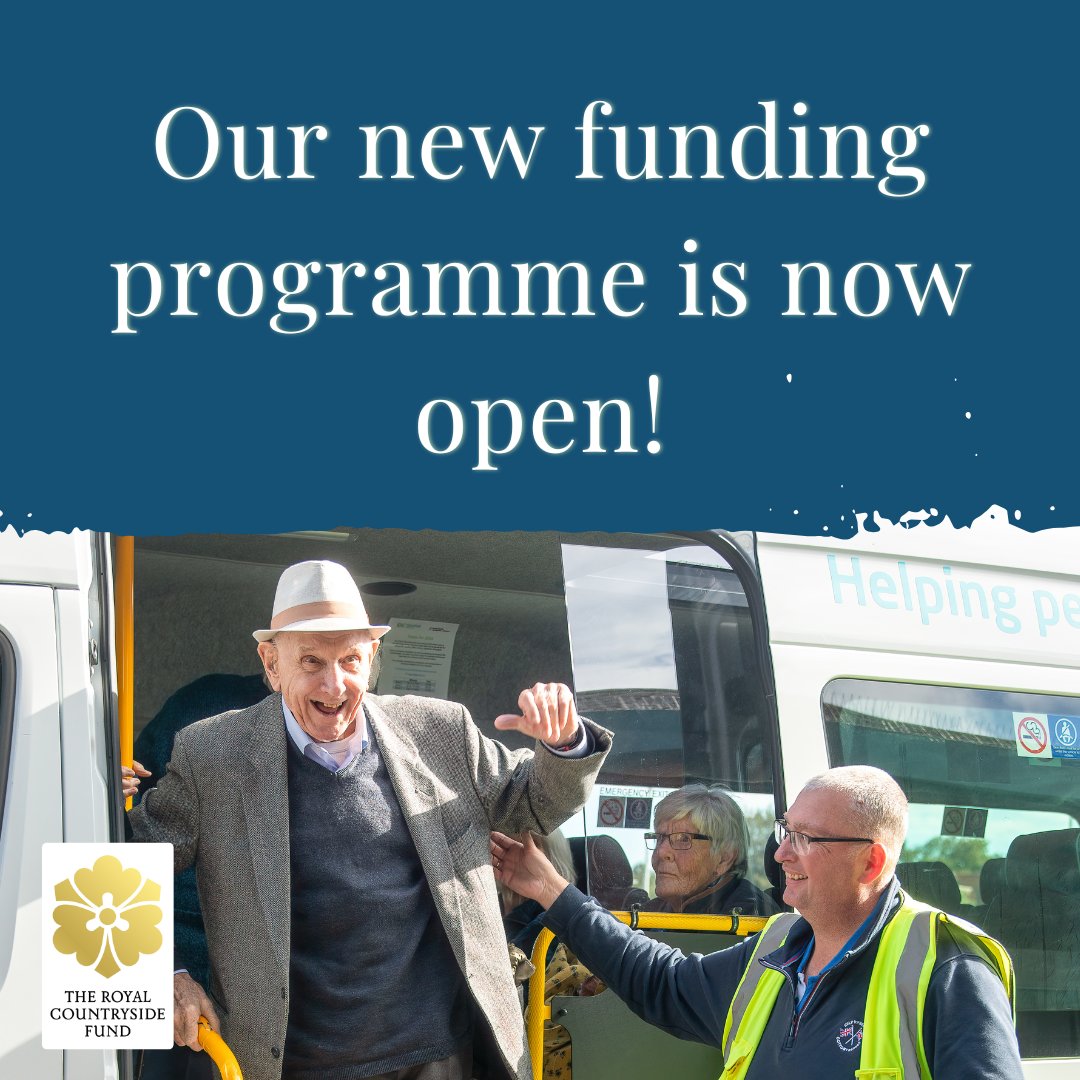 Our new UK-wide Supporting Rural Communities grant programme is now open for applications!
 
Organisations are able to apply for grants of up to £25,000 to deliver community-led initiatives. Visit our website for all the details: bit.ly/4ggQ0Nm

#funding #grants