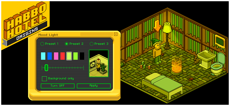 Moodlights have been added

After our recent InfoBus poll, Mood Lights are back in their classic form. 

We're excited to see how they enhance your game experience, and we’re also looking to improve them based on the second proposal in the InfoBus poll.