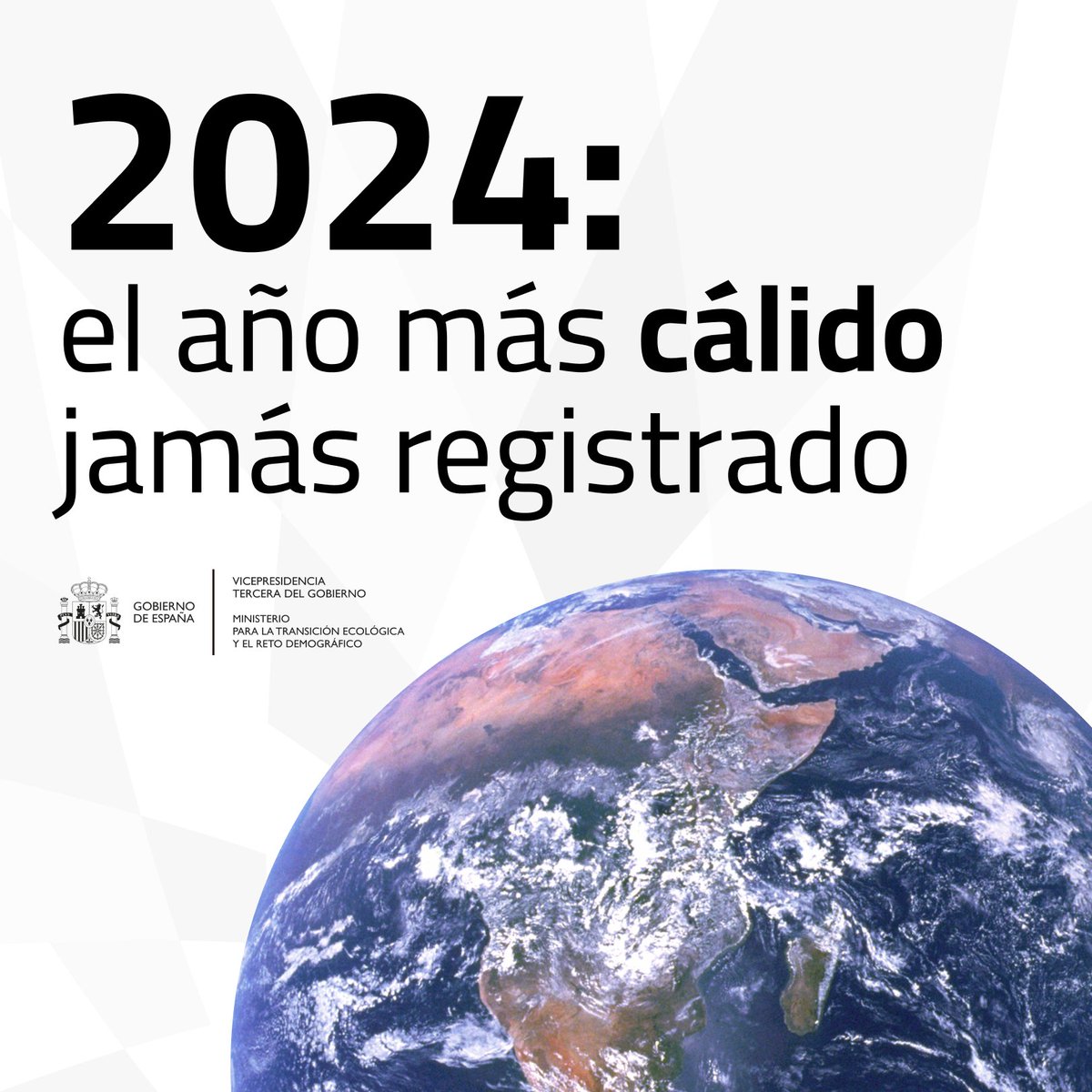 🔴 2024, el año más cálido jamás registrado

Primer año en el que la temperatura media global superó el 1,5ºC por encima del nivel pre-industrial

Es URGENTE cumplir el Acuerdo de París 🌍

(1/5)