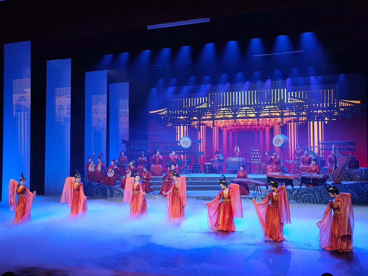 #2025 #NewYear Special #Concert of #ForeignExperts in #ShaanxiProvince and #Xi'anCity-"The Elegant Charm of the Tang Dynasty: Chime Bells and Drum Music" Concert.

Great to see this amazing show and meet so many friends 😃