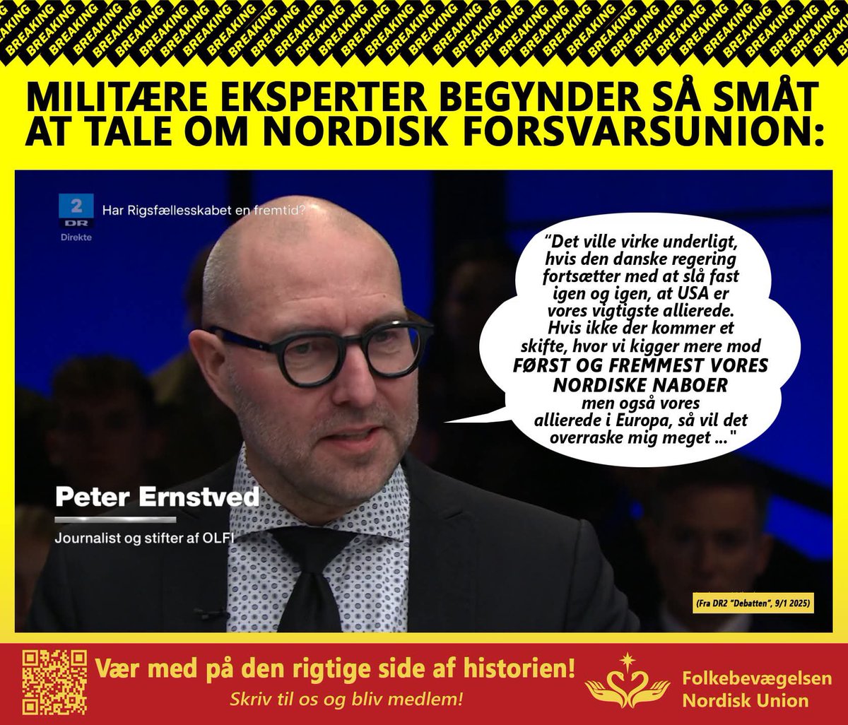 It is time for a Nordic union 💪
#dkpol #Greenland #nordicunion