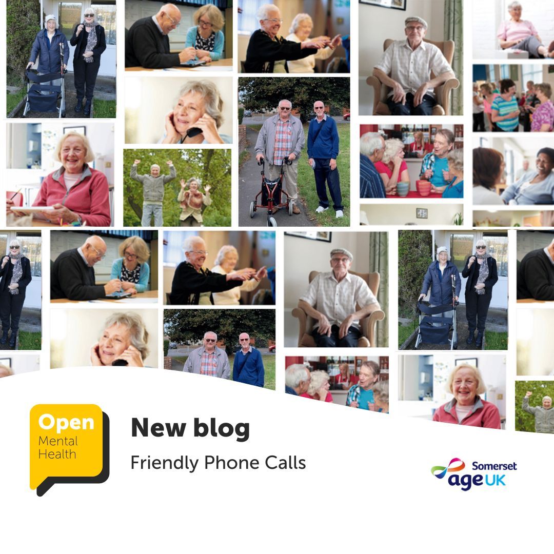 Did you know that over two million people over 75 live alone, and a million go a month or more without speaking to anyone?

Discover Angela's story and learn more about Friendly Phone Calls project on our blog: buff.ly/4agG5pq 

#MentalHealthVolunteers #Somerset #VCSFE