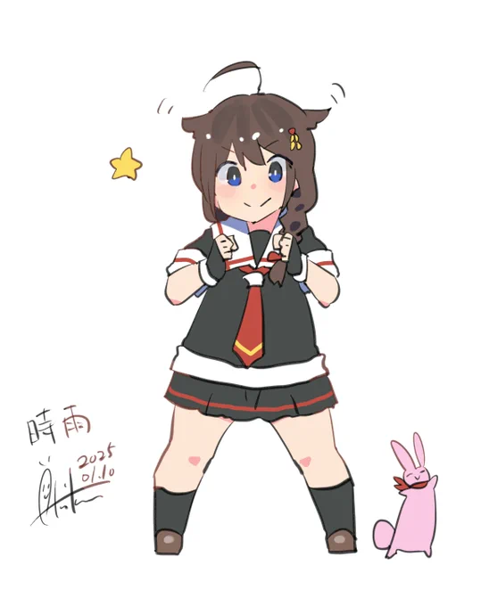 時雨『みょん!』#艦これ #時雨 