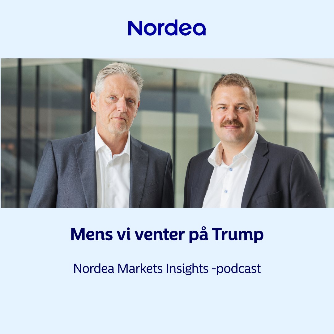 Nordea Markets (@nordeamarkets) on Twitter photo Tune in to our latest Nordea Markets Insights DK podcast with <a href="/helgejpedersen/">Helge J. Pedersen</a> and <a href="/SvendsenAnders/">Anders Svendsen</a> here (in Danish).
👉 nordea.com/da/nyhed/mens-…
#Økonomi #Nordea #Podcast Tune in to our latest Nordea Markets Insights DK podcast with <a href="/helgejpedersen/">Helge J. Pedersen</a> and <a href="/SvendsenAnders/">Anders Svendsen</a> here (in Danish).
👉 nordea.com/da/nyhed/mens-…
#Økonomi #Nordea #Podcast