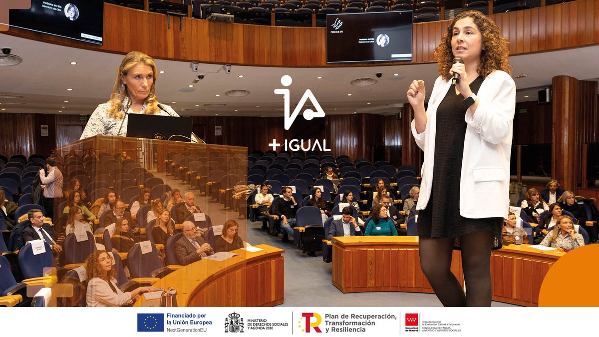 🏆<a href="/PremiosSFS/">Premios SFS</a> 2024: celebrados el pasado 11 de diciembre de 2024.
🌟 Marisa Cruzado y Ana Valera hablaron del impacto del Proyecto IA+Igual y la importancia de la #IAetica en nuestro futuro.
🎥 Revive su intervención aquí: youtube.com/watch?v=g9hke4…
#PremiosSFS2024 #iamasigual