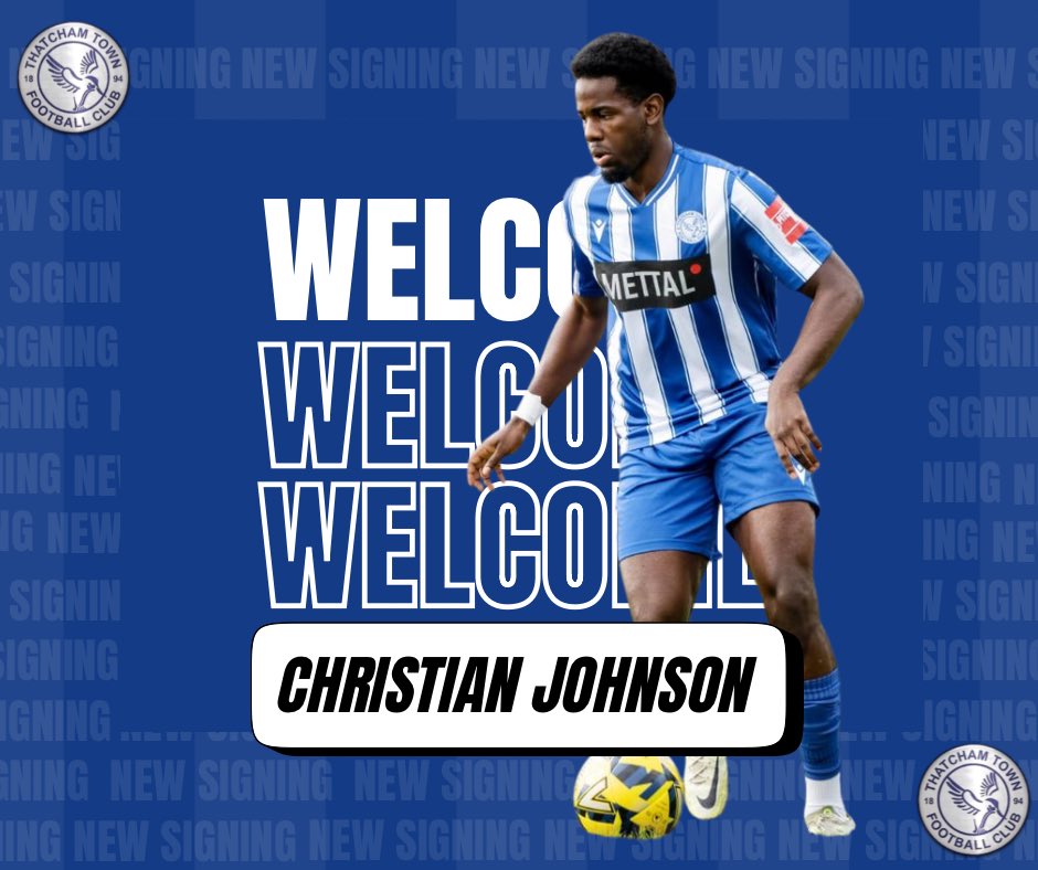 𝐍𝐞𝐰 𝐒𝐢𝐠𝐧𝐢𝐧𝐠✍️

We are pleased to the loan signing of <a href="/chrissttiann1/">Christian🫡</a> from Maidenhead Utd

Welcome back for your second spell with us, Christian.