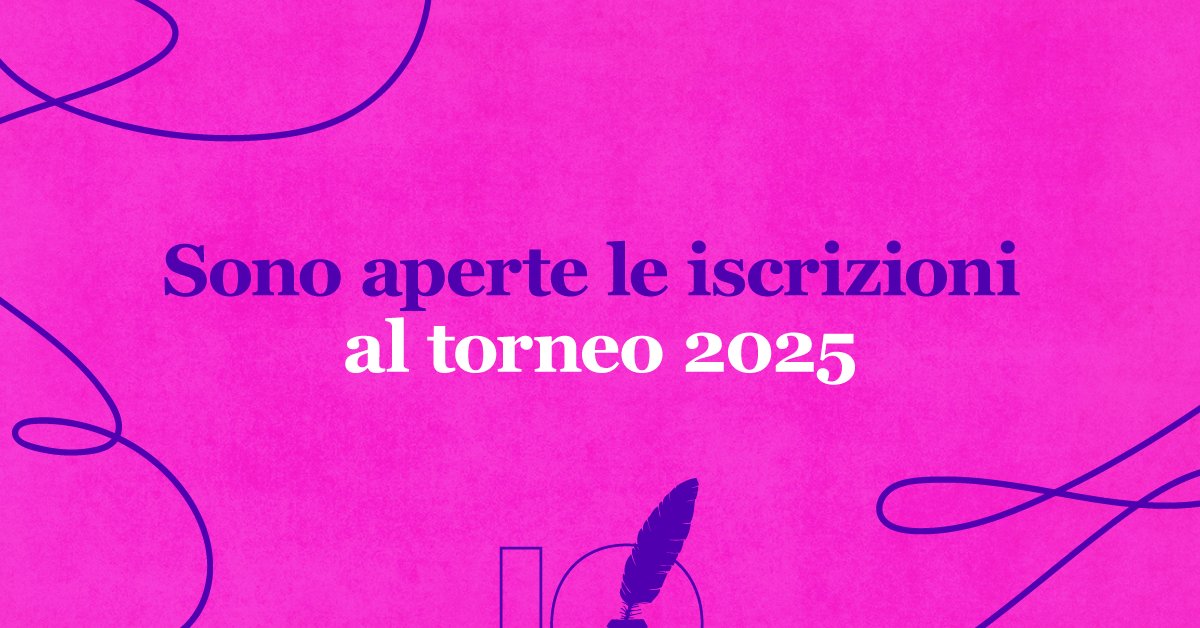 Vi siete già iscritti al torneo?