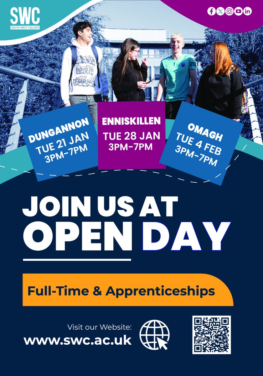 South West College Open Days announced!