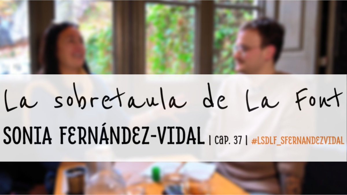 sobretaulafont's tweet photo. Ja teniu disponible la sobretaula amb partícules amb la científica Sonia Fernández-Vidal! #LSDLF #LSDLF_SFERNANDEZVIDAL 
🔴YouTube: https://t.co/G57YhQpCsK
🟢Spotify: https://t.co/cboGrlD6hv
🟠iVoox: https://t.co/3gyqpnOgs7 https://t.co/9zSrIfjmci
