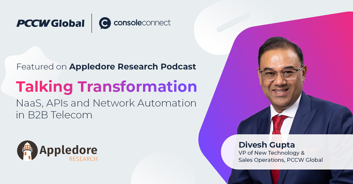 Recently, Divesh Gupta was on <a href="/AppledoreVision/">Appledore Research</a>'s podcast to discuss "NaaS, APIs, and Network Automation in B2B Telecom." Explore how #networkautomation and #APIs are shaping #telecommunications. 🎧 Listen here: hubs.la/Q031SCw80