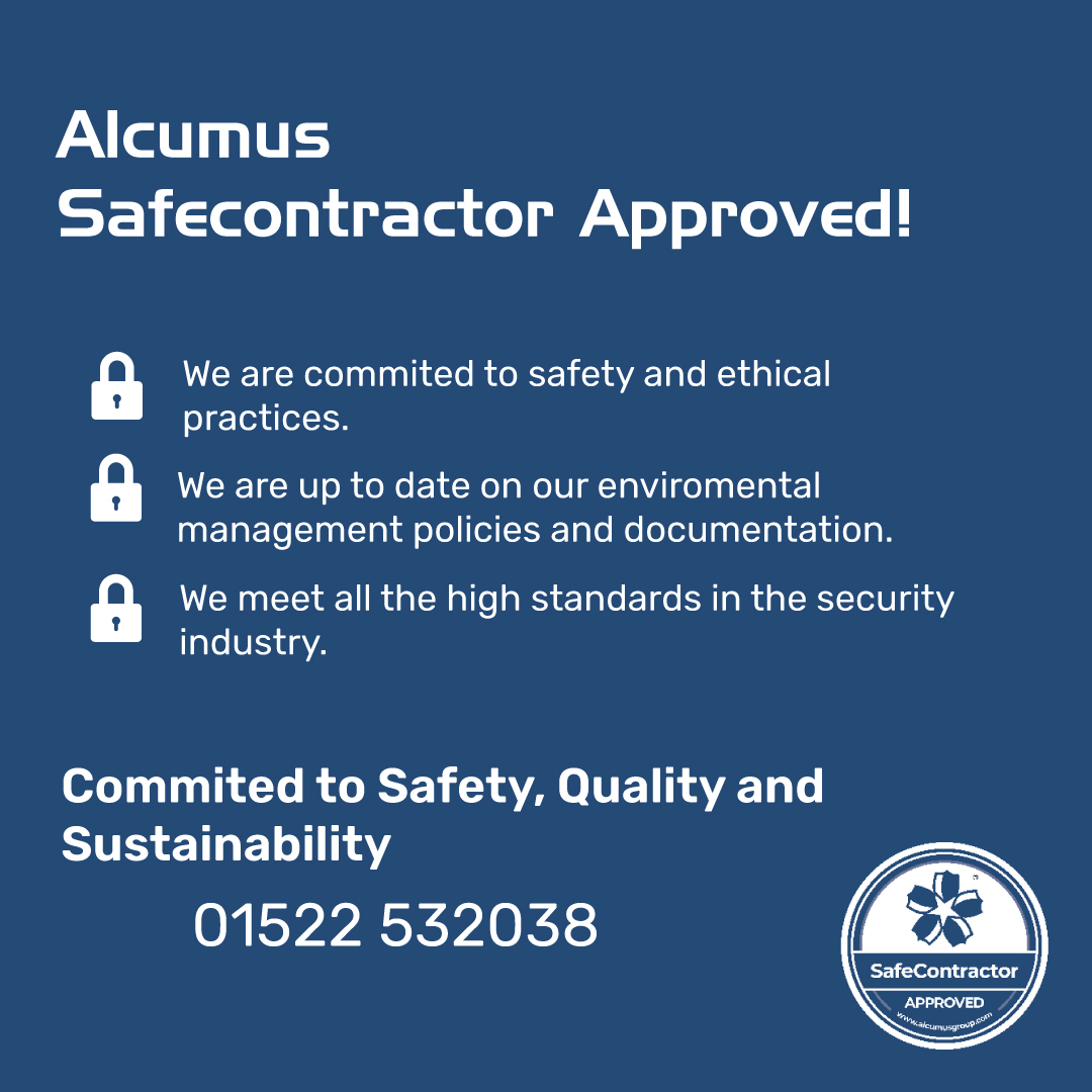 lincolnsecurity's tweet image. Looking for a business committed to Safety, Quality and Sustainability? Look no further! We&apos;re proud to be Alcumus Safecontractor Approved!

#Safecontractor