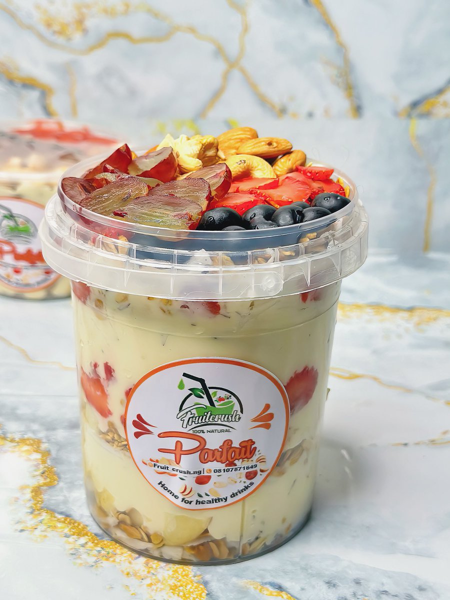 Did you know? 🤔 Our parfaits are freshly made daily using only natural ingredients — no preservatives, just pure fruitsj! 🥄🍓

Treat yourself to something healthy and delicious today. You deserve it! 💚

#FruitCrushNG #HealthyLiving #MondayMotivation #Lockdown #PieceOfMyHeart”