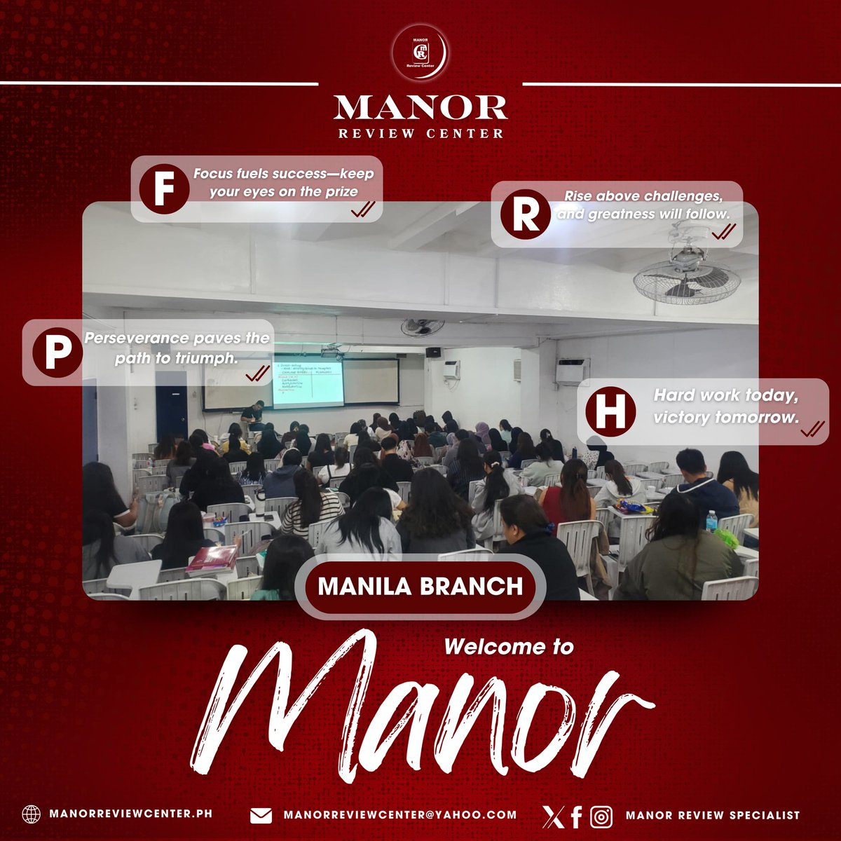 MANOR Review Center tweet media