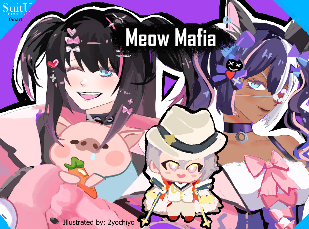 quiexe_'s tweet photo. Meow Meow Mafia 😺🕵️ fanart from @SuitU_Official 

𝔱𝔞𝔤𝔰
#SuitU #meow #mafia #fanart #fypシ #digitalart #artist https://t.co/a0p0g12Kue