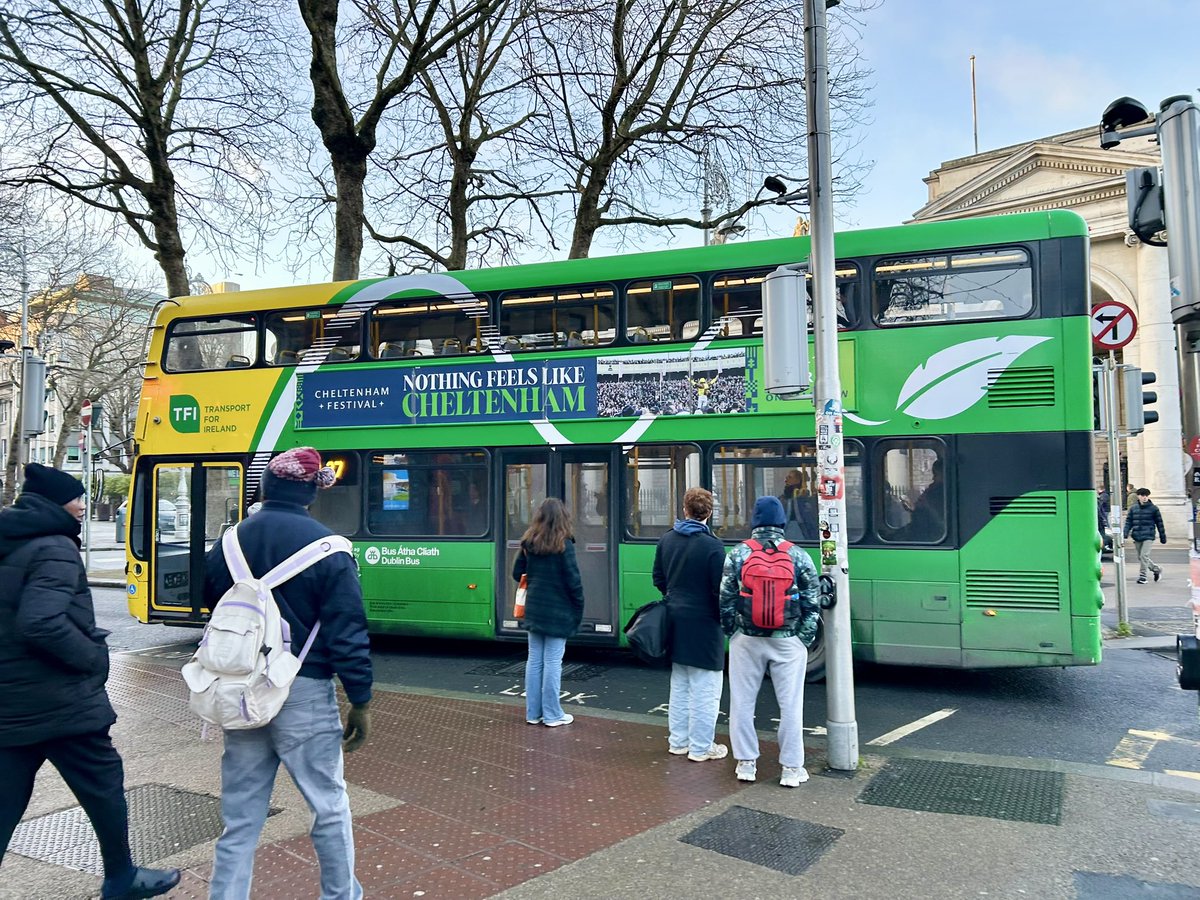 Team Shakespeare have arrived in Dublin to spot all of the wonderful OOH media taking over the city for this years Cheltenham Festival (11 - 14 March 2025) 🇮🇪

Did you know The Cheltenham Festival held at <a href="/CheltenhamRaces/">CheltenhamRacecourse</a> attracts more and more Dubliners each year? 🏇
