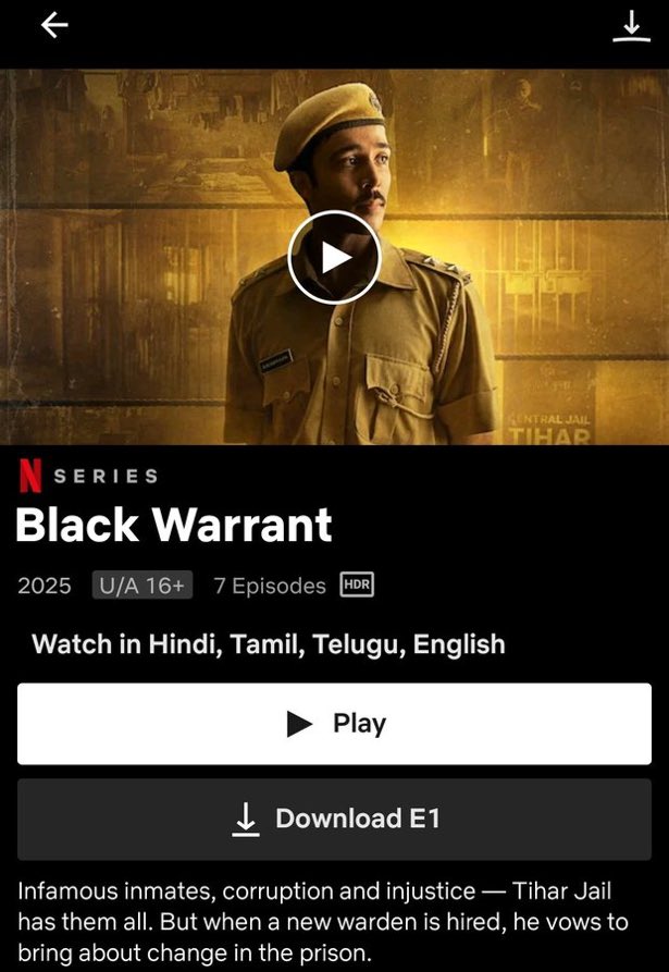 #BlackWarrant now streaming 🔥
