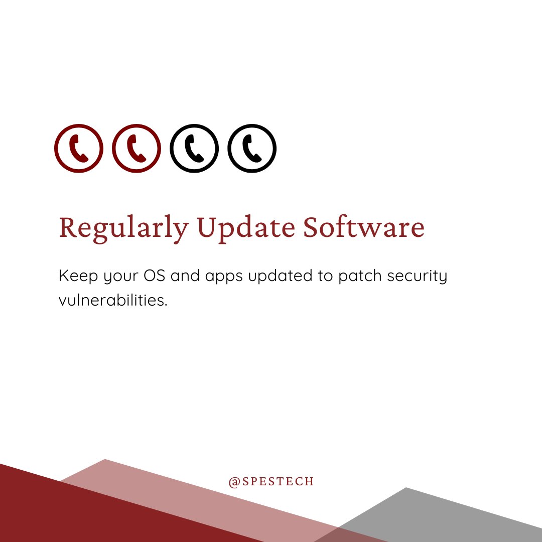 spestech's tweet image. Stay proactive to protect sensitive data and reduce cyber risks 🔒.
Regular updates, smart security, and device maintenance are key to safeguarding your privacy 📱. Small efforts make a big difference in today’s digital world 🌍.
Stay secure and informed! 🛡️
#SpesTech…