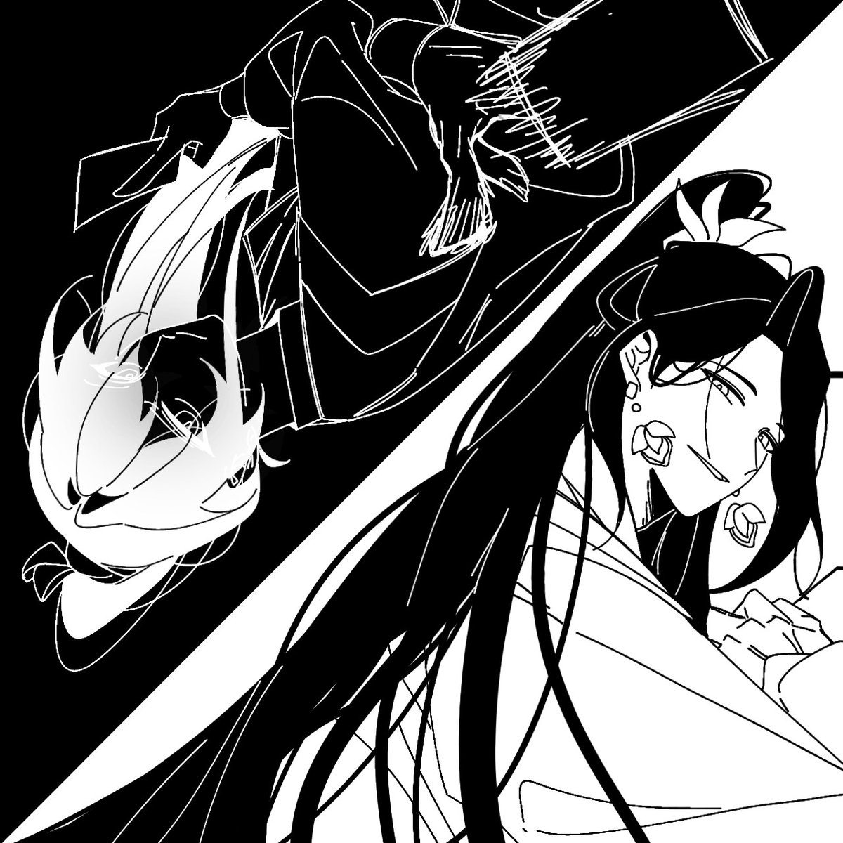 자설로 요즘 탐라에 자주 보이는 그거
근데 제가 그... 돌리는 법을 모르겠어서 그림만 그렸어요