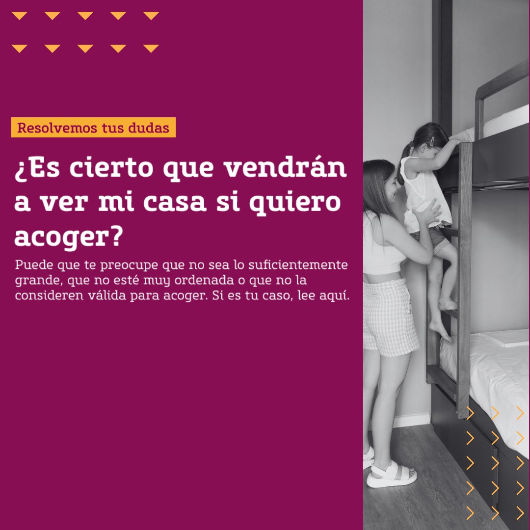 Sí, irán a ver tu casa.

❤️‍🩹Pero lo importante es que la casa tenga un lugar adecuado para que el niño o la niña pueda hacer vida allí. Obviamente, debe ser un espacio salubre, pero lo que necesita es que contenga una familia con mucho amor por dar. 👉Es decir, un #hogar.
