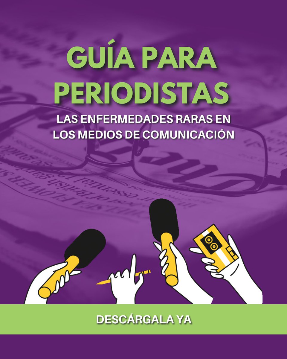 📘¡Ya está aquí la Guía para Periodistas sobre Enfermedades Raras! 

Una herramienta elaborada junto a <a href="/anisalud/">ANIS</a>  y Amgen, para un tratamiento riguroso y respetuoso en los medios.

📝Recursos prácticos
🔗Contactos fiables
✅Cobertura ética

➡️Descúbrela: enfermedades-raras.org/que-hacemos/po…