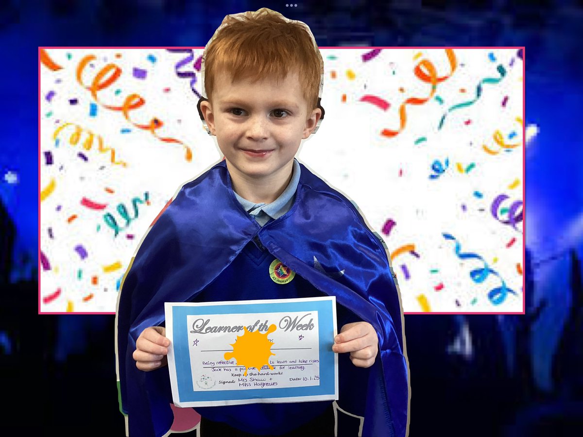 First Learner of the Week for our new spring term #welldone