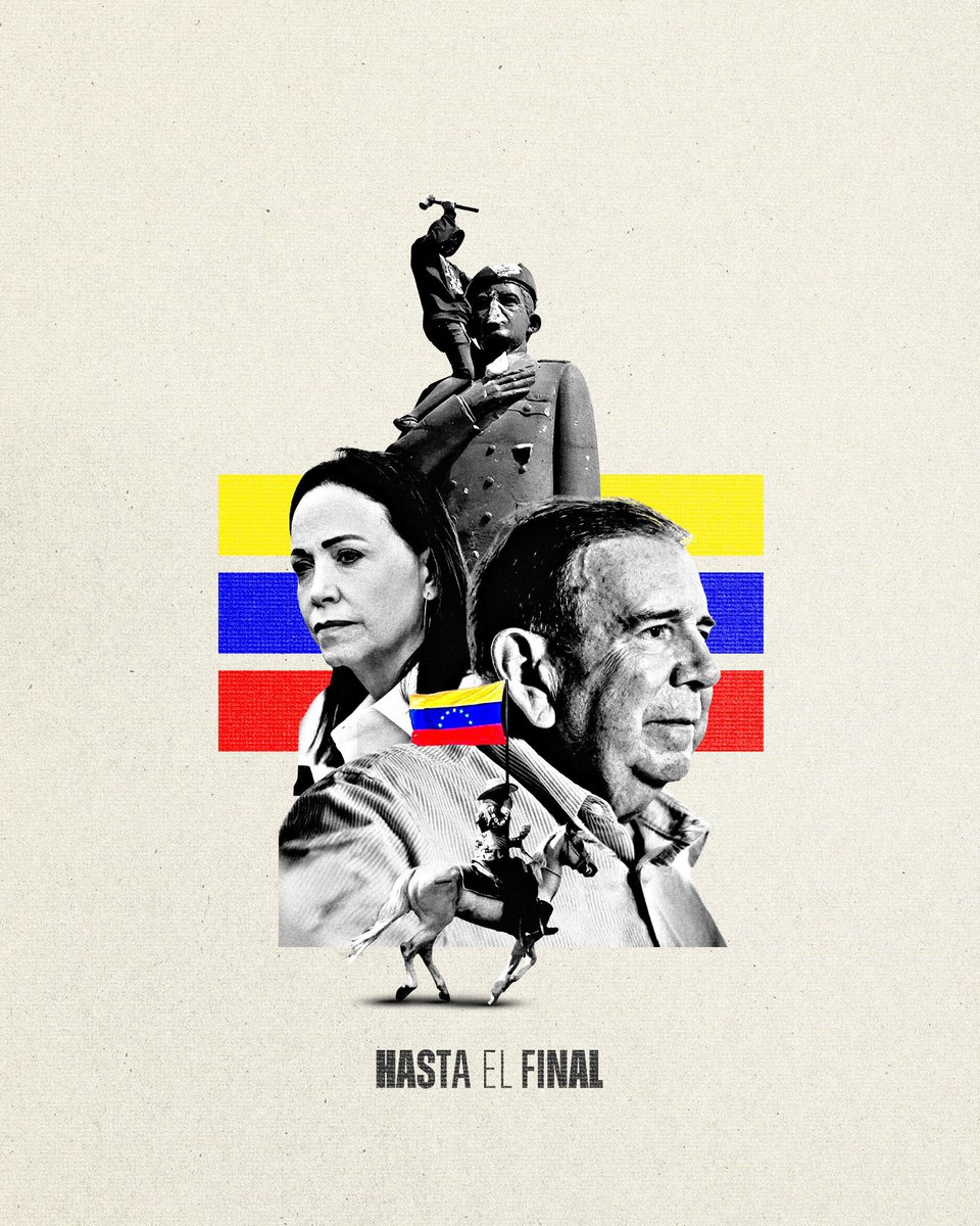 sg_danielle's tweet photo. Hasta el final! #EdmundoGonzalez #MariaCorina 🙏🏻❤️ https://t.co/6OezFMtuni