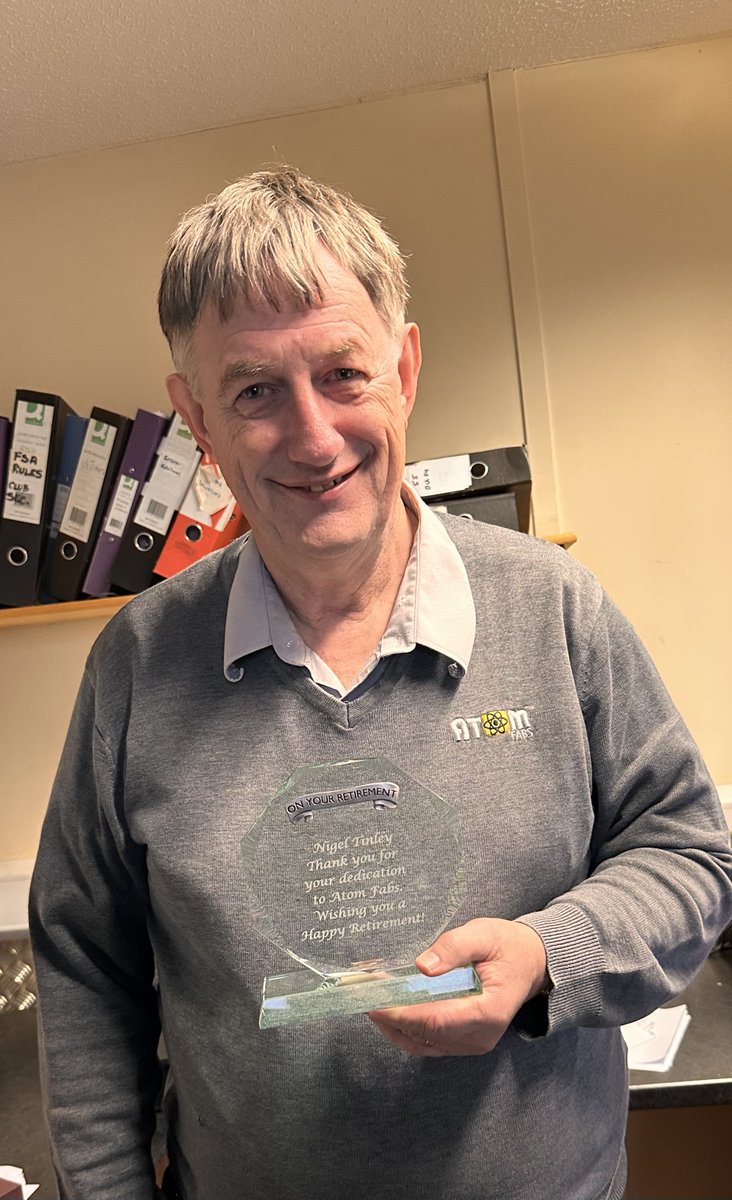 ✨ PHOTO FRIDAY ✨
This Friday we wanted to let you all know our sad news! Just before Christmas we lost our lovely accounts manager, Nigel, to retirement! 💙 We wish you all the best in your retirement! Thank you for everything you've done for us all. 
#retirement #goodbye