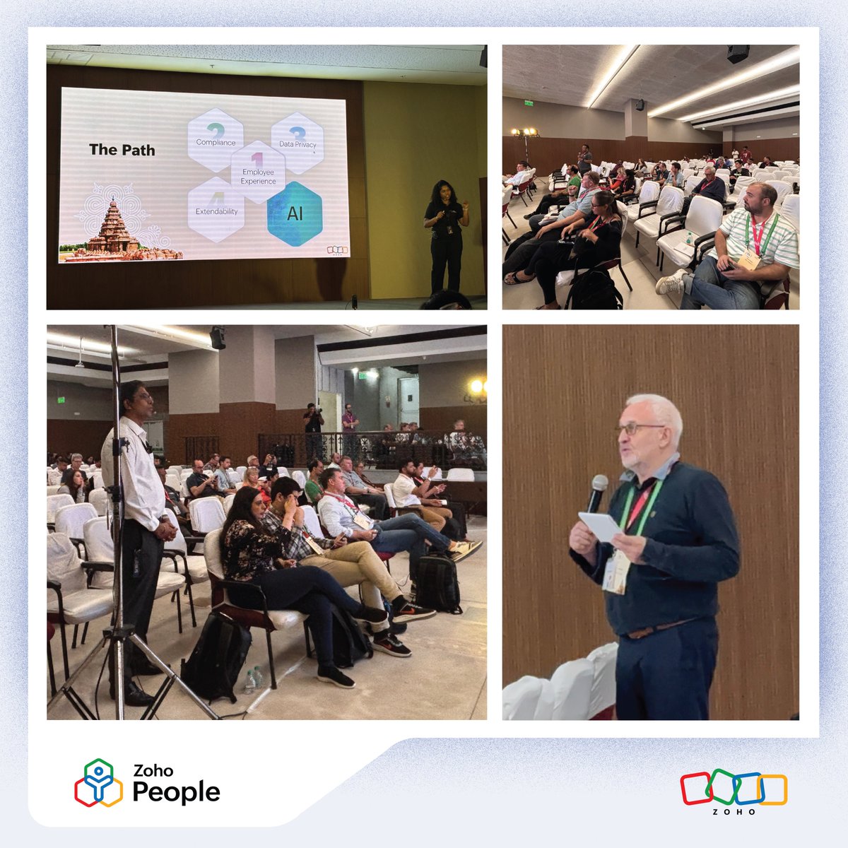 ZohoPeople's tweet image. We kicked off the year on a high note with our Global #PartnerMeet in Chennai! It was an incredible experience connecting with our vibrant #partnercommunity, exploring new opportunities, &amp;amp; diving deep into everything #HR. Here&apos;s to stronger partnerships and exciting times ahead!