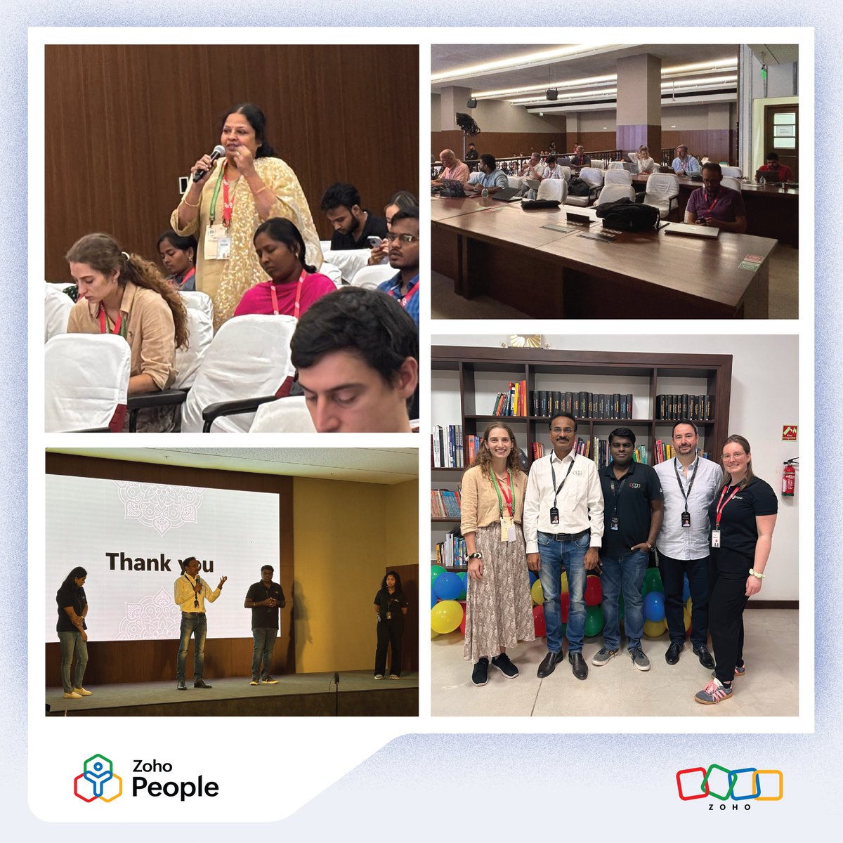 ZohoPeople's tweet image. We kicked off the year on a high note with our Global #PartnerMeet in Chennai! It was an incredible experience connecting with our vibrant #partnercommunity, exploring new opportunities, &amp;amp; diving deep into everything #HR. Here&apos;s to stronger partnerships and exciting times ahead!