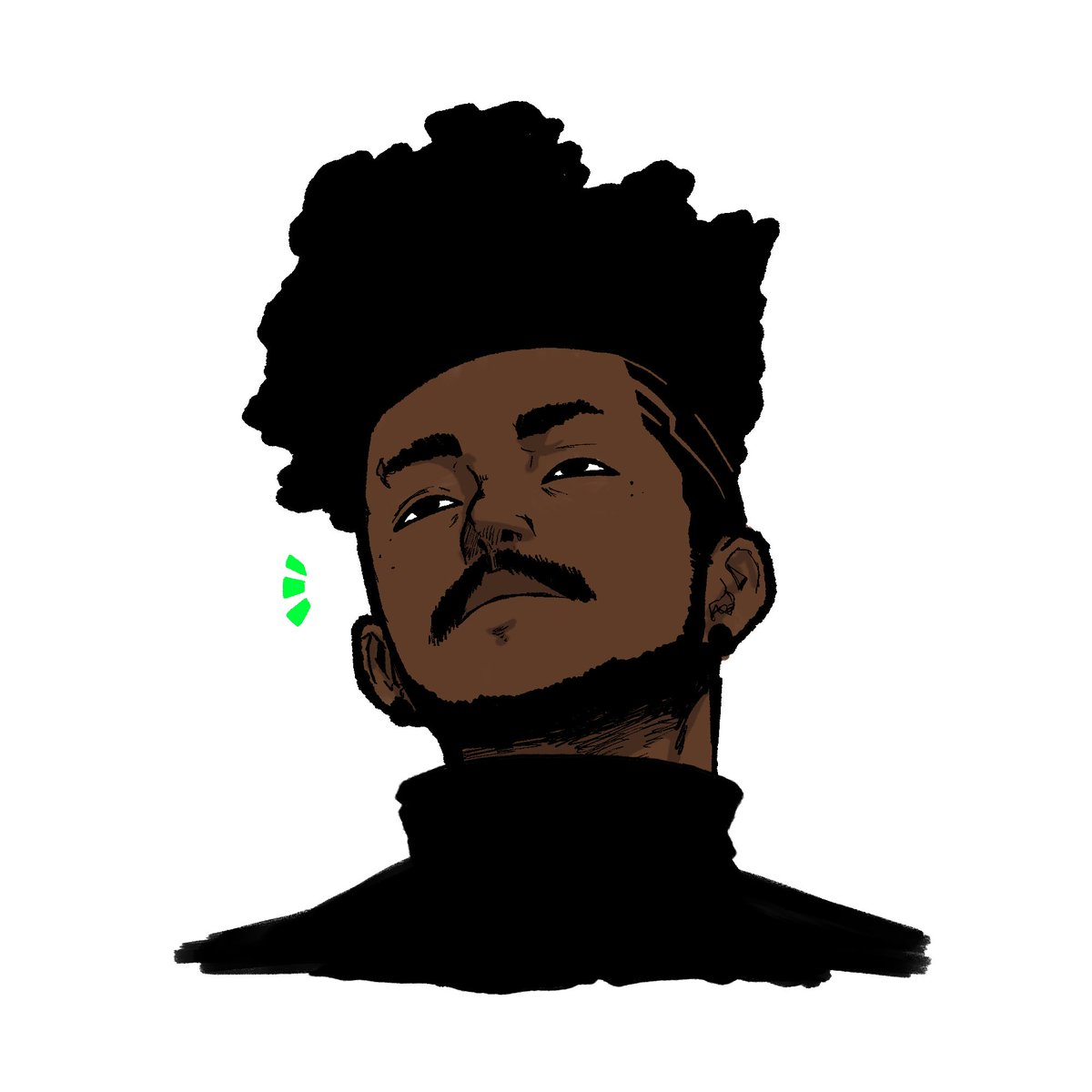 kurovibes's tweet image. I drew me the other day