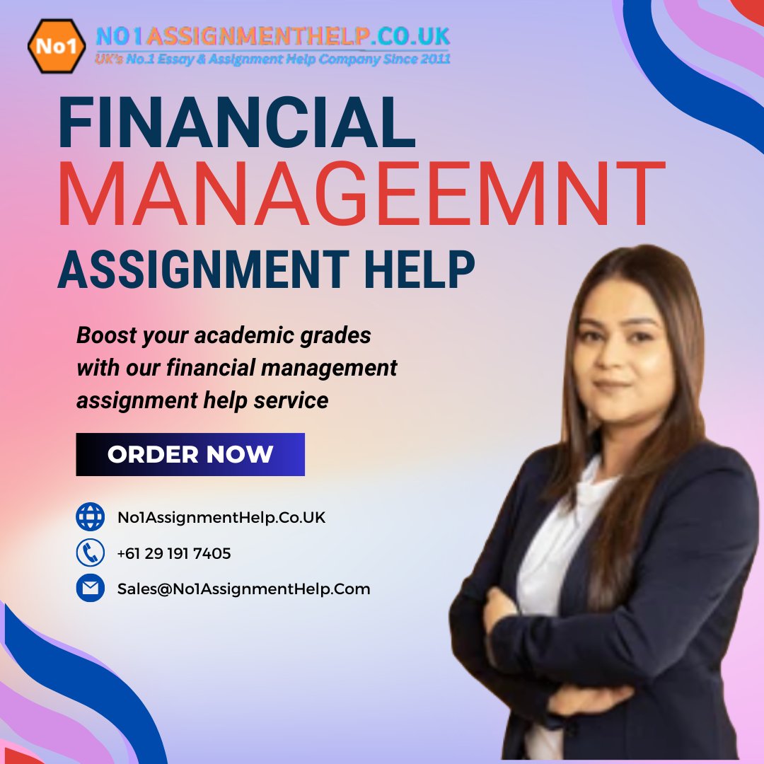 assignment_uk_'s tweet image. Struggling with your Financial Management assignment? Let No1AssignmentHelp.Co.Uk help you secure the grades you deserve! We are ready to deliver high-quality, timely work, so you can focus on your success!
Web Link:
no1assignmenthelp.co.uk/mba/financial-…
#FinancialManagementAssignmentHelp