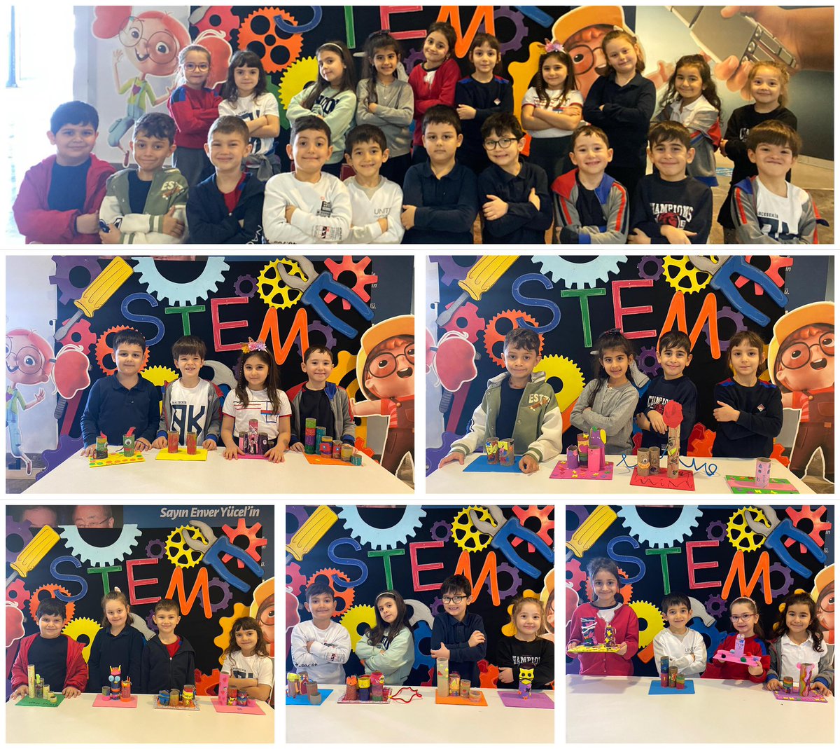 bhcshr_samlise's tweet image. 1.Sınıf öğrencilerimiz STEM JR.“YEŞİL DÜNYAMIZ&quot;teması kapsamında tasarruf ve geri dönüşüme önem göstererek doğayı korumaya karar verdi #STEMjunior #STEMgelecektir #STEMJuniorFair @goksen_akyol_bk @elifndincsahin @bk.cansubildirici