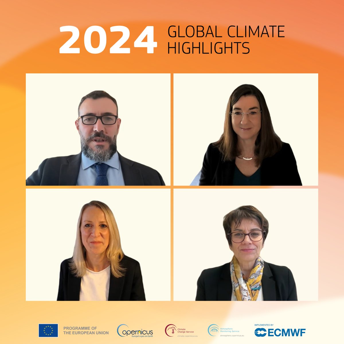 At yesterday's press conference, our scientists explained the key data of the Global Climate Highlights 2024 report.

Watch now on YouTube: youtube.com/watch?v=FwjRTb… 
Dive into the GCH report: bit.ly/424M12O