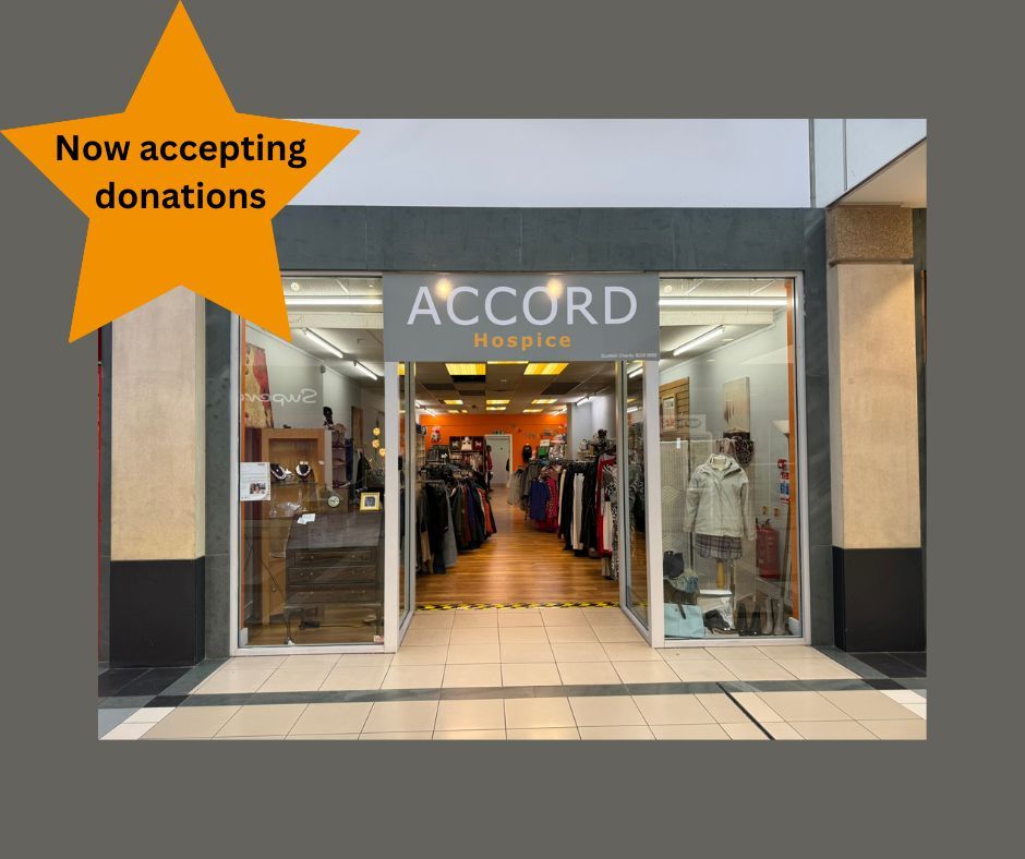 Rather than letting unwanted Xmas gifts go to waste in the back of your cupboards, why not give them a second lease of life? ♻️ 
Support Accord Hospice this year with a donation of any of the following items listed below  
👚 Clothing
👜 Bags
👞 Shoes
🕰️ Ornaments
💍  Jewellery