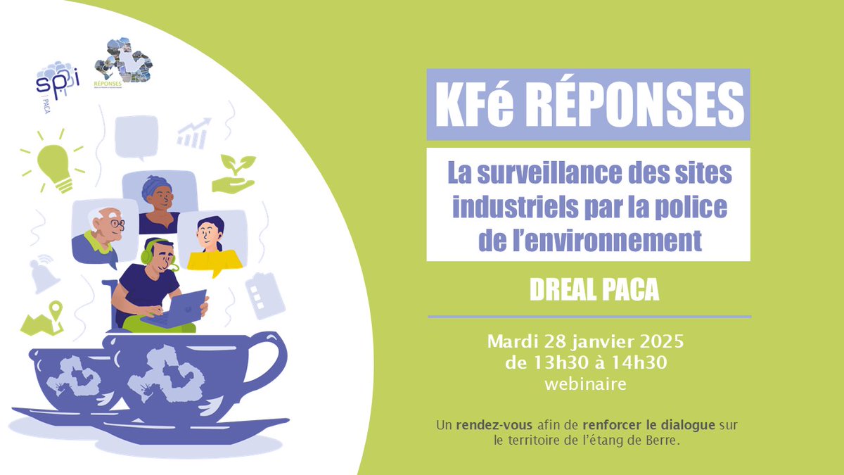 SPPPI PACA (@spppipaca) on Twitter photo #Webinaire KFé #RÉPONSES : Surveillance des #industries par la police de l'#environnement
💻dispositif-reponses.org/dialogue/kfe-r…
<a href="/Vitrolles_13/">Vitrolles</a> <a href="/villeistres/">Ville d'Istres</a> @SaussetlesPins
<a href="/VilleMiramas/">Ville de Miramas</a> <a href="/VilleDeRognac/">Ville de Rognac</a> <a href="/VilleStChamas/">Ville de Saint-Chamas</a> <a href="/FNEPACA/">📦🦋 FNE Provence-Alpes-côte d'Azur</a> <a href="/ARSPaca/">ARS Paca</a> <a href="/UPE13_/">Upe 13</a> @cerege_officiel <a href="/GMIF13/">Groupement Maritime et Industriel de Fos et Région</a> <a href="/AMPMetropole/">Métropole Aix-Marseille-Provence</a> <a href="/AtmoSud/">AtmoSud</a> #Webinaire KFé #RÉPONSES : Surveillance des #industries par la police de l'#environnement
💻dispositif-reponses.org/dialogue/kfe-r…
<a href="/Vitrolles_13/">Vitrolles</a> <a href="/villeistres/">Ville d'Istres</a> @SaussetlesPins
<a href="/VilleMiramas/">Ville de Miramas</a> <a href="/VilleDeRognac/">Ville de Rognac</a> <a href="/VilleStChamas/">Ville de Saint-Chamas</a> <a href="/FNEPACA/">📦🦋 FNE Provence-Alpes-côte d'Azur</a> <a href="/ARSPaca/">ARS Paca</a> <a href="/UPE13_/">Upe 13</a> @cerege_officiel <a href="/GMIF13/">Groupement Maritime et Industriel de Fos et Région</a> <a href="/AMPMetropole/">Métropole Aix-Marseille-Provence</a> <a href="/AtmoSud/">AtmoSud</a>